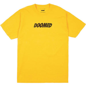Doomed Rissen T -Shirt - Gelb