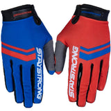 Stay Strong Opposite Gloves - Red/Blue