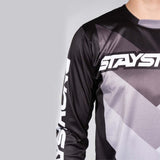 Stay Strong Chevron Race Jersey - Schwarz