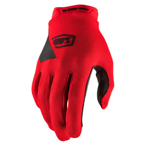 100% Rätsmittel -Rennhandschuhe - rot