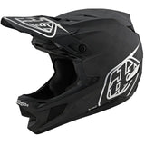 Troy Lee D4 Carbon Rennhelm - Stealth Schwarz/Silver