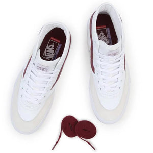 Vans Crockett hoch - weiß/rot