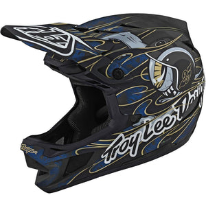 Troy Lee D4 Carbon Race Helmet - Limited Edition Blue Eyeball