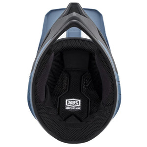 100% Status Race Helmet - Drop/Steel Blue