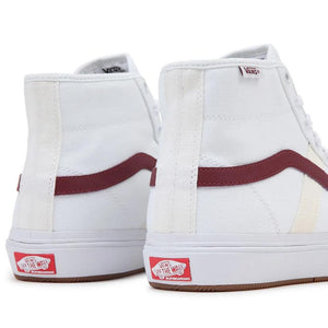 Vans Crockett hoch - weiß/rot