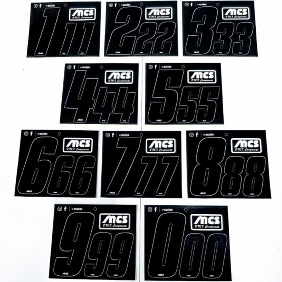 MCS Complete Race Number Kit