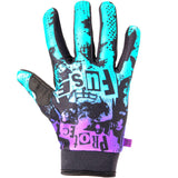 Fuse Chroma Shred Handschuhe - Purpur/Blaugrün verblassen