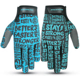 Stay Strong Skizzierhandschuhe - Schwarz/Blaugrün