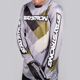 Stay Strong Chevron Race Jersey - Grau