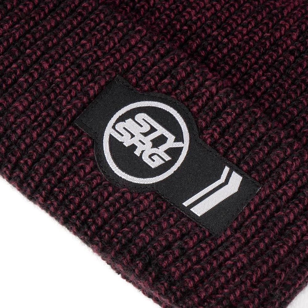 Stay Strong Icon Bar Beanie - Kastanienbraun