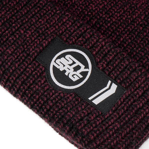 Stay Strong Icon Bar Beanie - Kastanienbraun