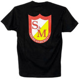 S&M T -shirt classica scudo - Nero