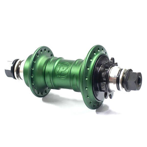 Profile Mini Male Rear 14mm Cassette Hub - Limited Edition Halahan Matt Green/ RHD
