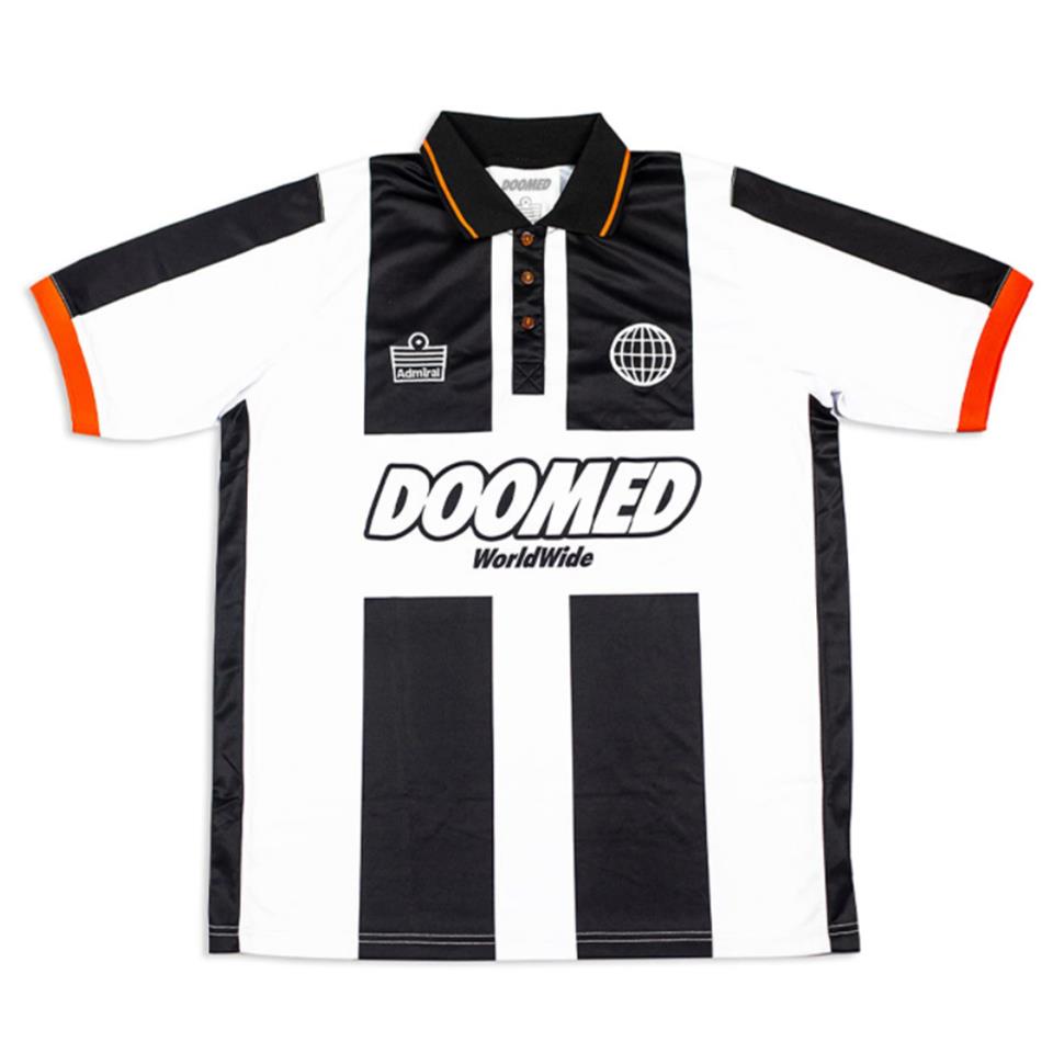 Doomed X Admiral 1897 Fußballhemd Schwarz/Weiß