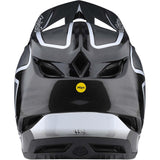 Troy Lee D4 Carbon Rennhelm - Linien/Schwarz/Grau