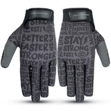 Stay Strong Skizzierhandschuhe - Schwarz/Schwarz