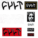 Cult 8pc Aufkleberpaket