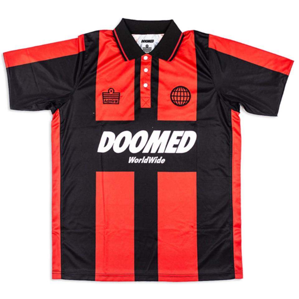 Doomed X Admiral 1899 Fußballhemd Schwarz/Rot