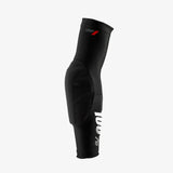 Guardie del gomito da gara Teratec 100% - Nero