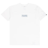 Vans Klassisch einfach Box T -Shirt - Weiß/wahres Blau