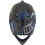 Troy Lee D4 Carbon Rennhelm - Blauer Augapfel in limitierter Auflage