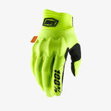 100% Cognito D30 Race Gloves - Fluo Gelb/Schwarz