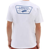 Vans T -shirt full patch - bianco/vero blu
